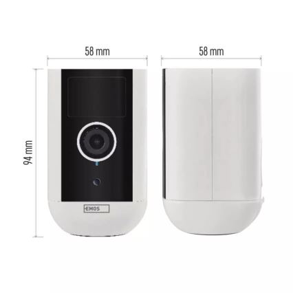 Cámara inteligente para exteriores con sensor de movimiento GoSmart 5V 9600mAh IP65 Wi-Fi Tuya