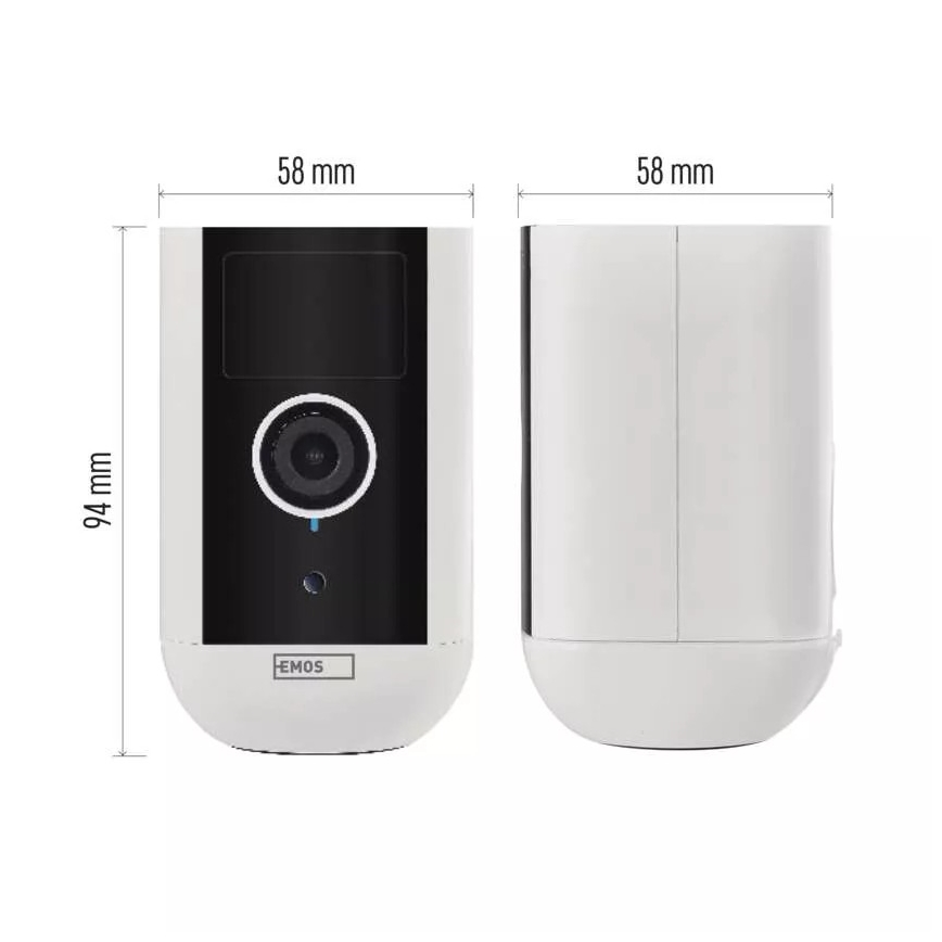 Cámara inteligente para exteriores con sensor de movimiento GoSmart 5V 9600mAh IP65 Wi-Fi Tuya