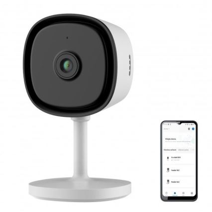 Cámara inteligente para interiores con sensor Full HD 1080p 5V Wi-Fi blanco