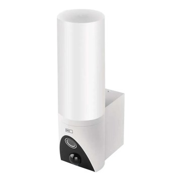 Cámara LED inteligente para exteriores con luz GoSmart LED/12W/230V IP65 Wi-Fi Tuya blanco