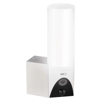 Cámara LED inteligente para exteriores con luz GoSmart LED/12W/230V IP65 Wi-Fi Tuya blanco
