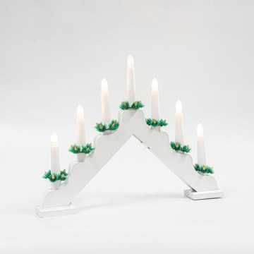 Candelabro LED de Navidad 7xLED/3W/230V