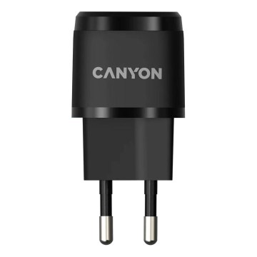 Canyon - Adaptador para cargador rápido Power Delivery 20W negro