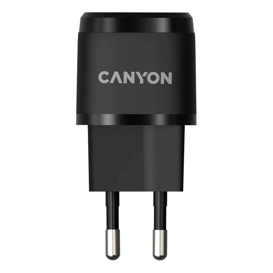 Canyon - Adaptador para cargador rápido Power Delivery 20W negro
