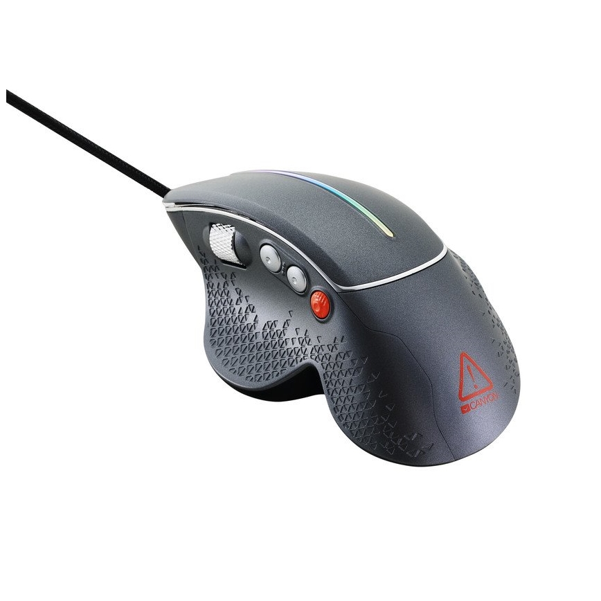Canyon - Ratón gaming LED RGB 800/1600/2400/3200/4800/6400 DPI