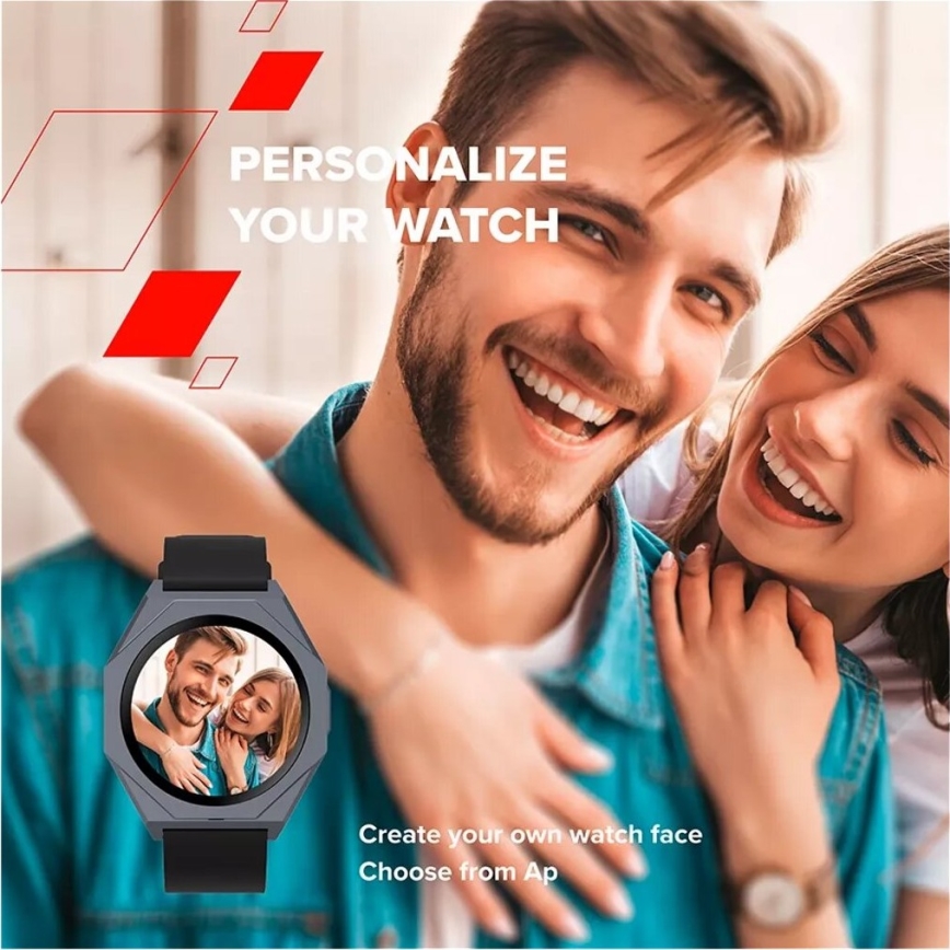 Canyon - Reloj inteligente OTTO IP68 plata