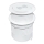 Cargador inalámbrico empotrable + USB A+C blanco
