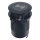 Cargador inalámbrico empotrable + USB A+C negro