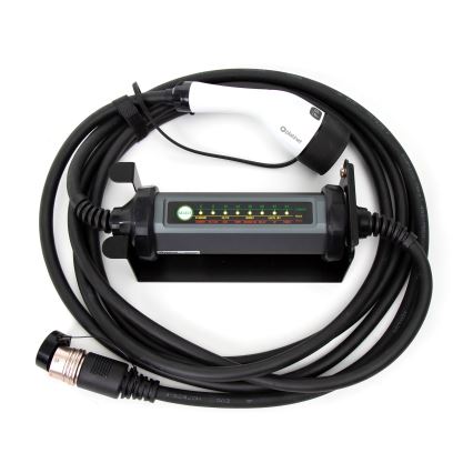Cargador portátil para coches eléctricos con 4 adaptadores Tipo 2 32A/480V 22kW 5m IP67