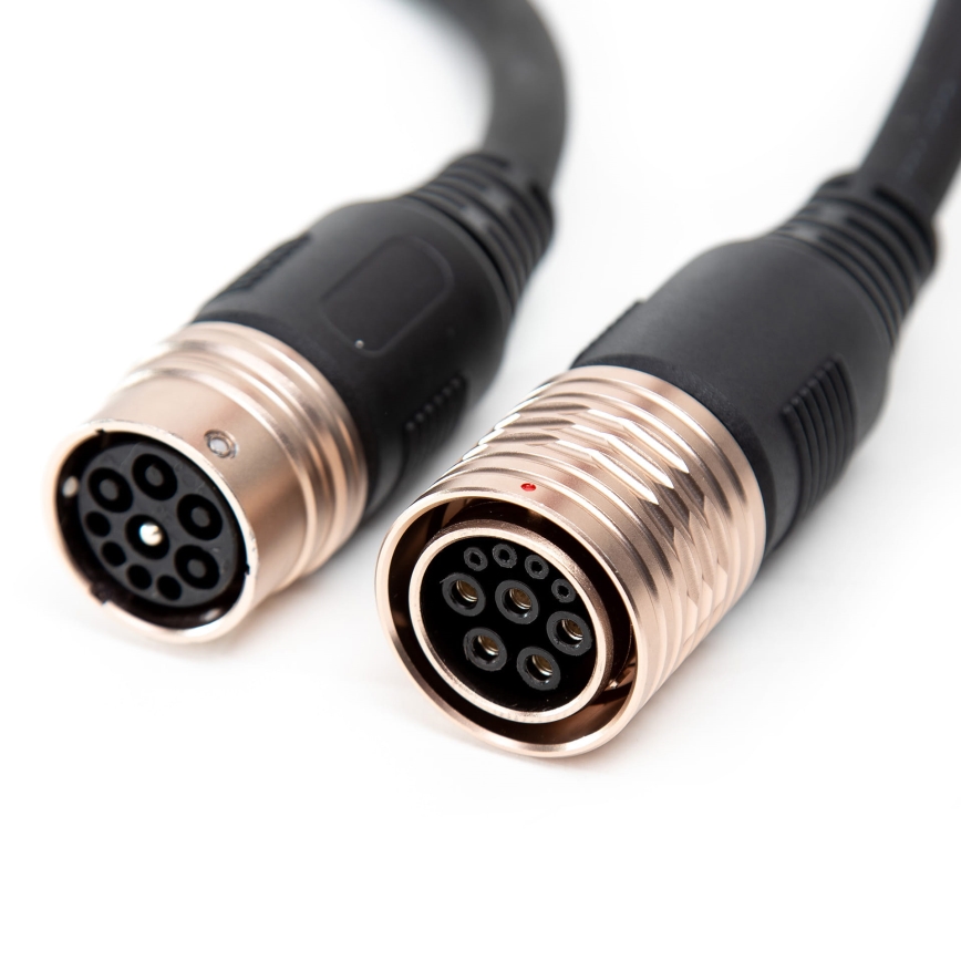 Cargador portátil para coches eléctricos con 4 adaptadores Tipo 2 32A/480V 22kW 5m IP67