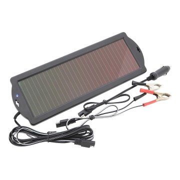 Cargador solar de baterías de coche 1,8W/12V