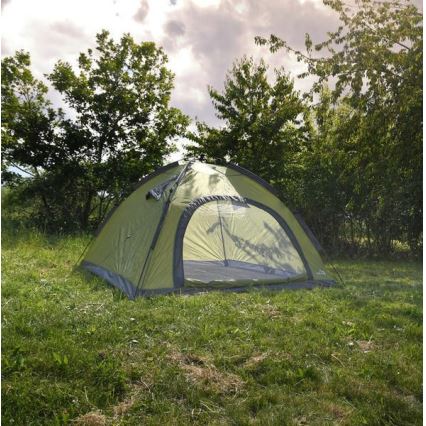 Carpa plegable rápida para 3-4 personas PU 3000 mm verde