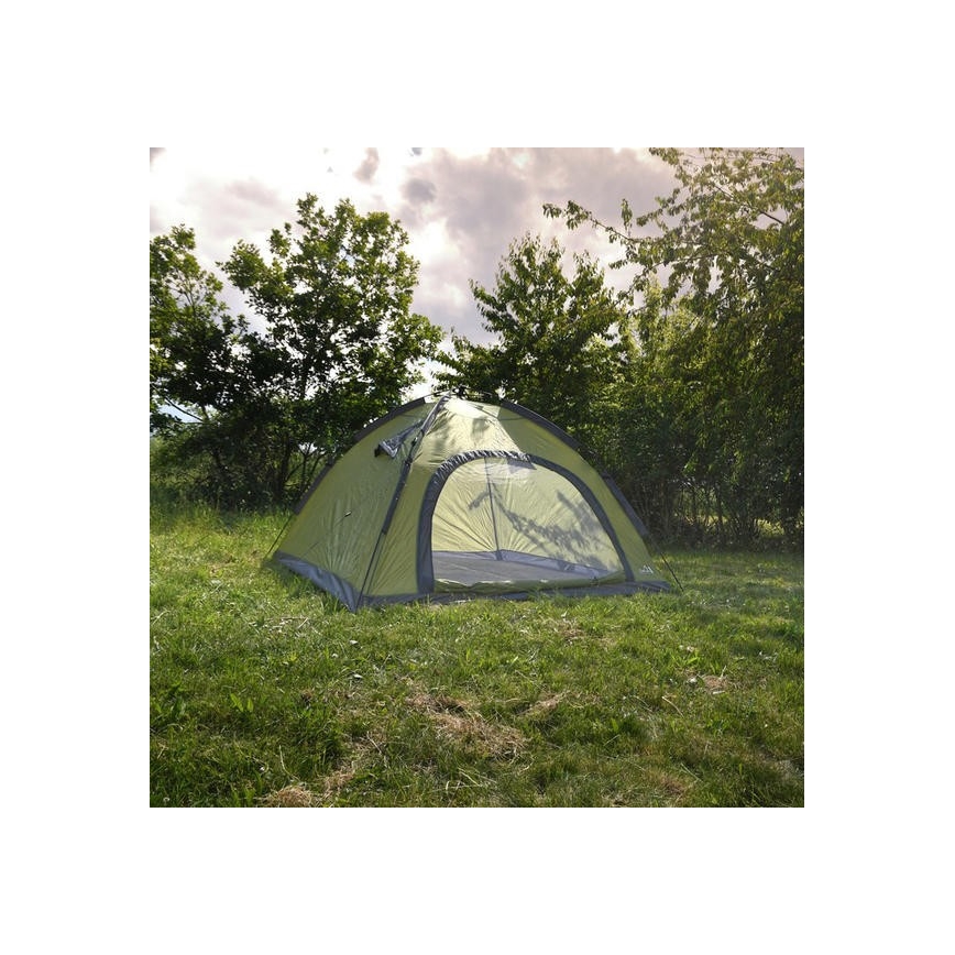 Carpa plegable rápida para 3-4 personas PU 3000 mm verde