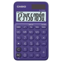 Casio - Calculadora de bolsillo 1xLR54 morada