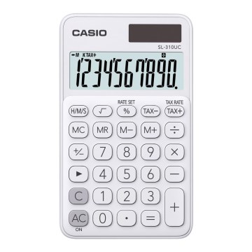 Casio - Calculadora de bolsillo 1xLR54 plata