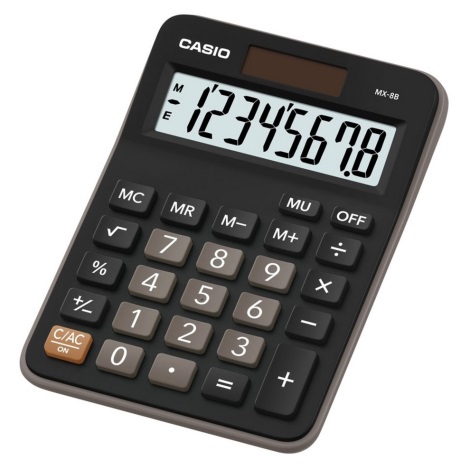 Casio - Calculadora de mesa 1xLR1130 negro