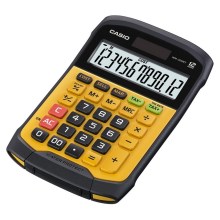 Casio - Calculadora de mesa resistente al agua 1xCR2032 IP54 negro/naranja
