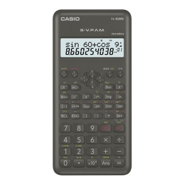 Casio - Calculadora escolar 1xAAA negra