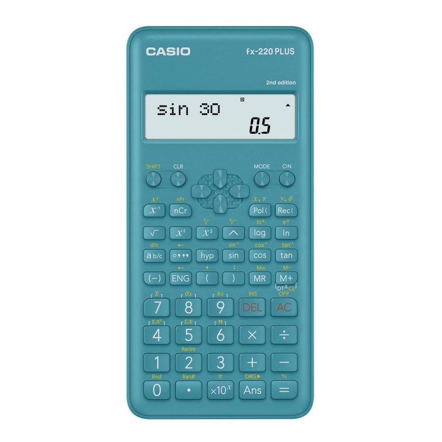 Casio - Calculadora escolar 1xAAA turquesa