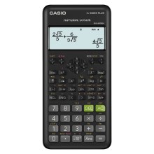 Casio - Calculadora escolar 1xLR44 negro