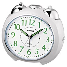 Casio - Reloj despertador 1xLR14 blanco/cromo