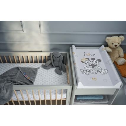 CebaBaby - Cambiador con tabla fija bilateral DISNEY 50x70 cm gris