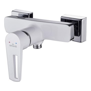 Cersanit S951-033 - Grifo de ducha MILLE blanco/cromo brillante