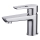 Cersanit S951-045 - Grifo de lavabo MILLE 13,4 cm cromo brillante + desagüe