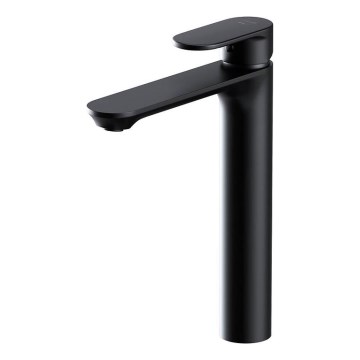 Cersanit S951-332 - Grifo de lavabo CREA 27,4 cm negro