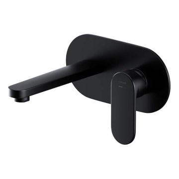 Cersanit S951-333 - Grifo de bañera para instalación empotrada CREA negro