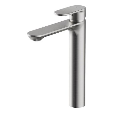 Cersanit S951-335 - Grifo de lavabo CREA 27,4 cm níquel