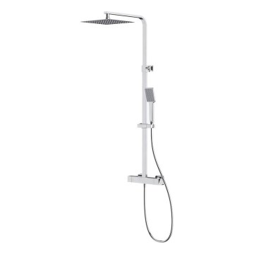 Cersanit S951-341 - Conjunto de ducha con grifo termostático CITY cromo brillante