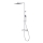 Cersanit S951-341 - Conjunto de ducha con grifo termostático CITY cromo brillante