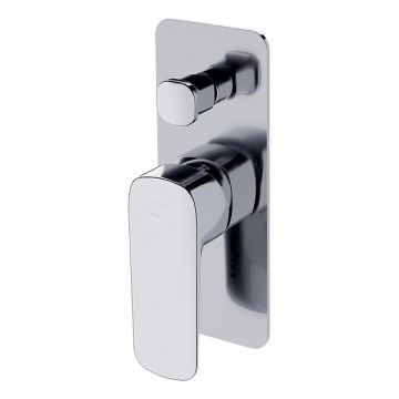 Cersanit S951-374 - Grifo de ducha para instalación empotrada LARGA cromo brillante