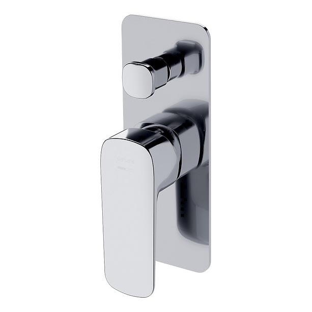 Cersanit S951-374 - Grifo de ducha para instalación empotrada LARGA cromo brillante