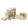 Cersanit S951-378 - Grifo de bañera LARGA dorado
