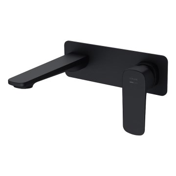Cersanit S951-385 - Grifo de lavabo para instalación empotrada LARGA negro