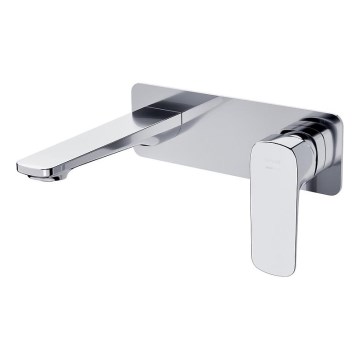 Cersanit S951-386 - Grifo de lavabo para instalación empotrada LARGA cromo brillante