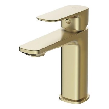 Cersanit S951-389 - Grifo de lavabo LARGA 16,3 cm dorado