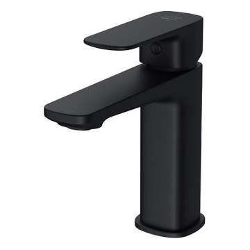 Cersanit S951-390 - Grifo de lavabo LARGA 16,3 cm negro
