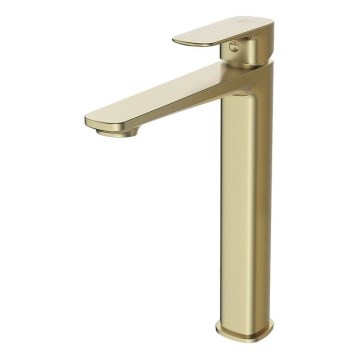 Cersanit S951-393 - Grifo de lavabo LARGA 29,5 cm dorado
