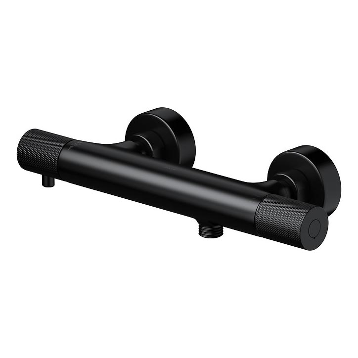Cersanit S951-582 - Grifo de ducha termostático ZEN negro
