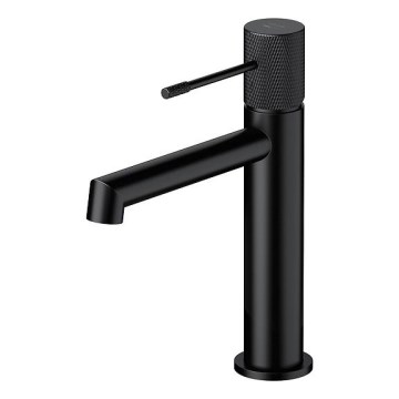 Cersanit S951-595 - Grifo de lavabo ZEN 20 cm negro