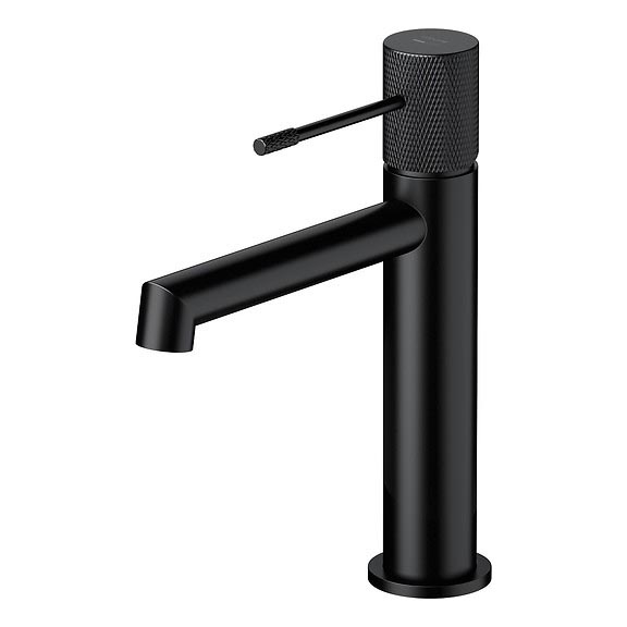 Cersanit S951-595 - Grifo de lavabo ZEN 20 cm negro