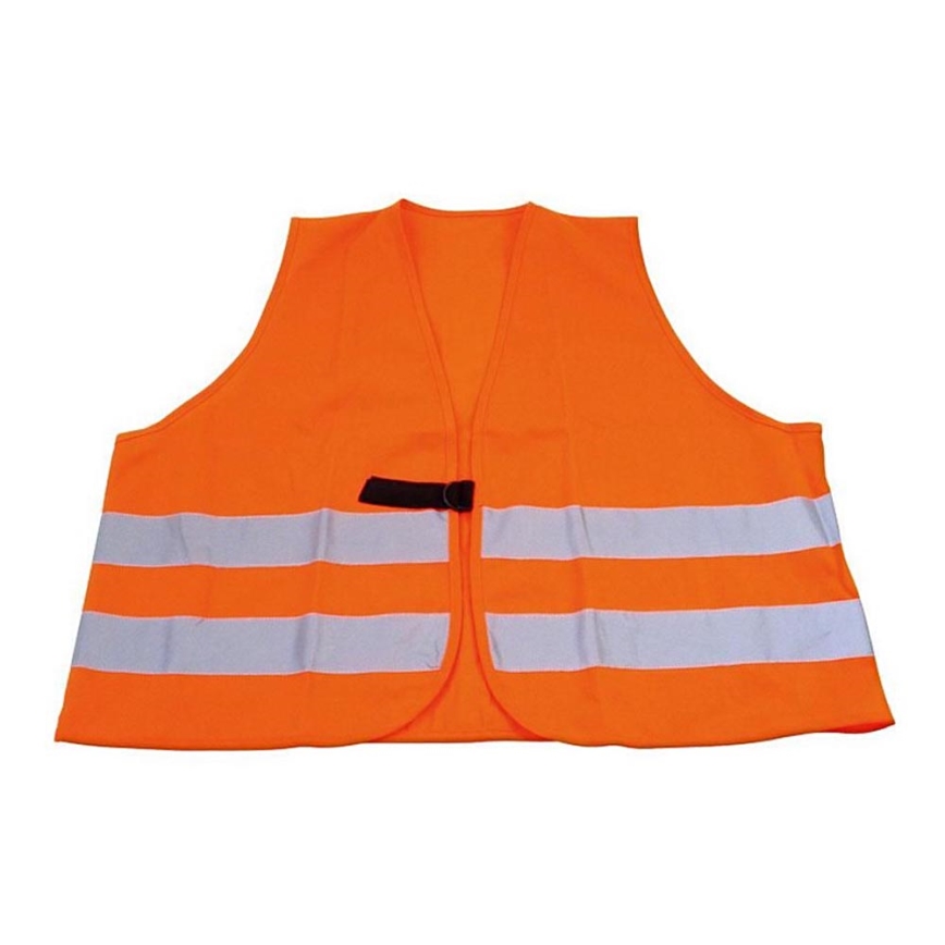 Chaleco con tiras reflectantes naranja talla UNI