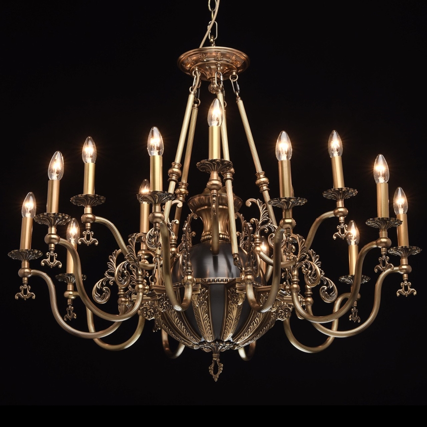 CHIARO - Lámpara de araña de luces con cadena GABRIEL 15xE14/60W/230V
