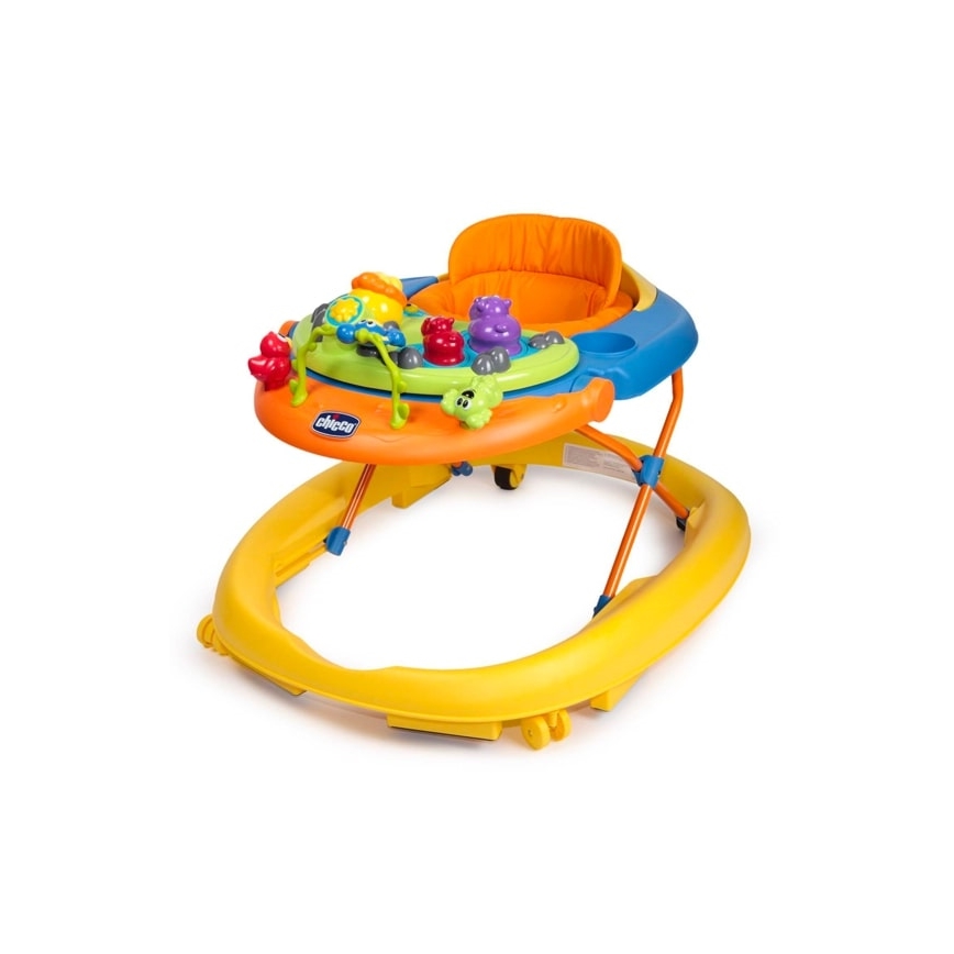 Chicco - Andador para bebés WALKY TALKY 2xAA amarillo/azul