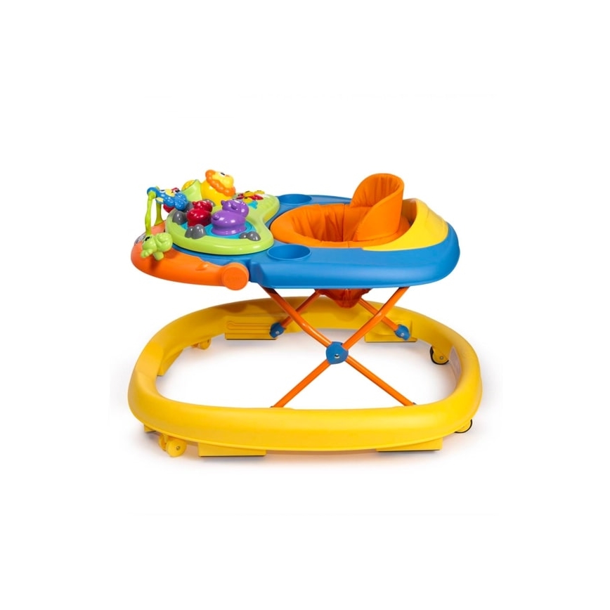 Chicco - Andador para bebés WALKY TALKY 2xAA amarillo/azul