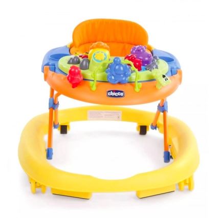 Chicco - Andador para bebés WALKY TALKY 2xAA amarillo/azul