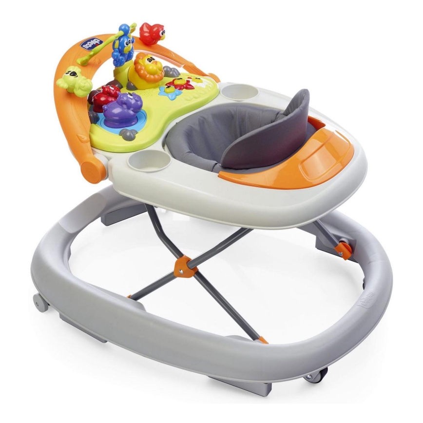 Chicco - Andador para bebés WALKY TALKY 2xAA gris